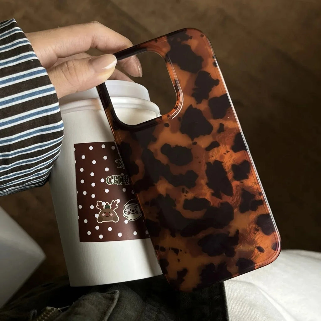 Leopard Print phone case for ALL iPhones 11-17 Pro Max
