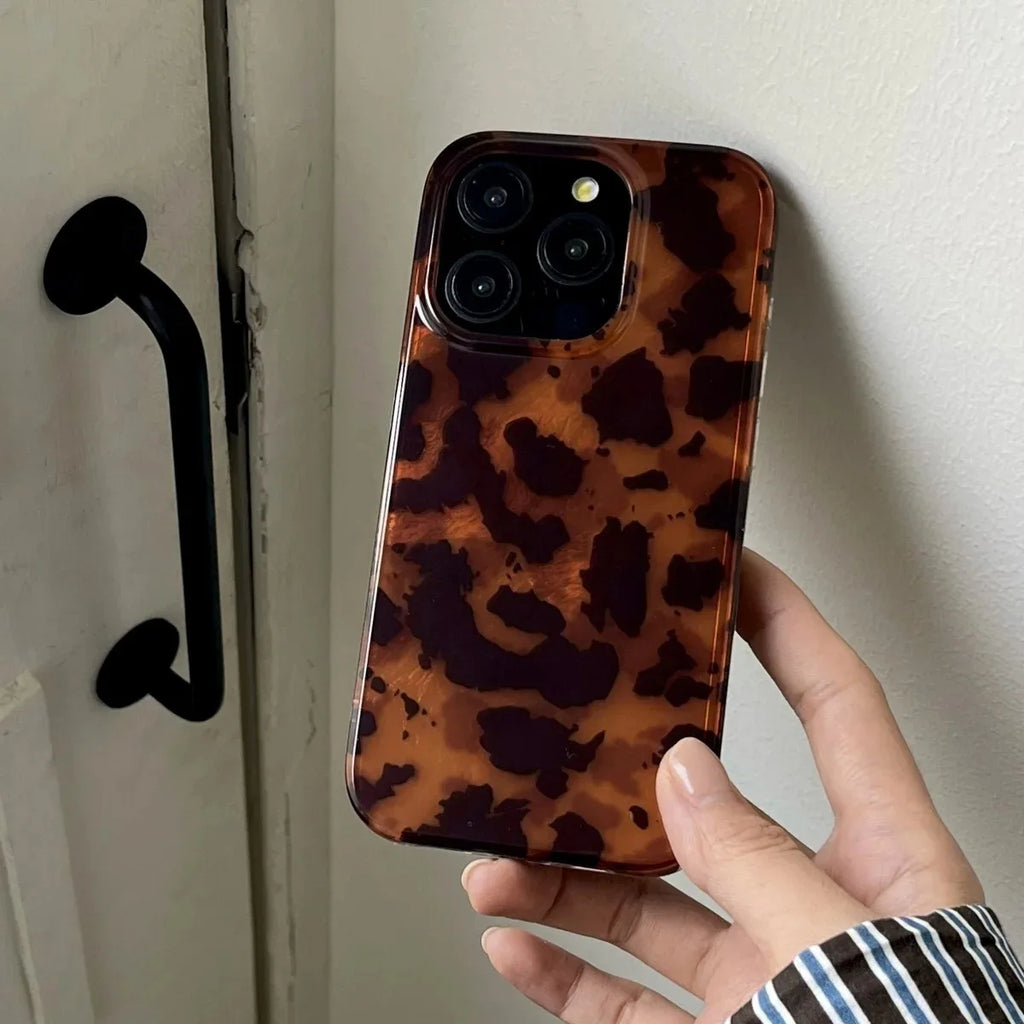 Leopard Print phone case for ALL iPhones 11-17 Pro Max