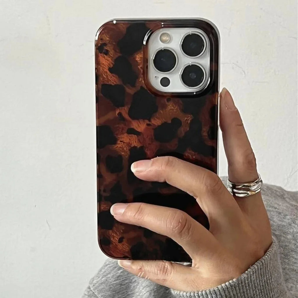 Leopard Print phone case for ALL iPhones 11-17 Pro Max