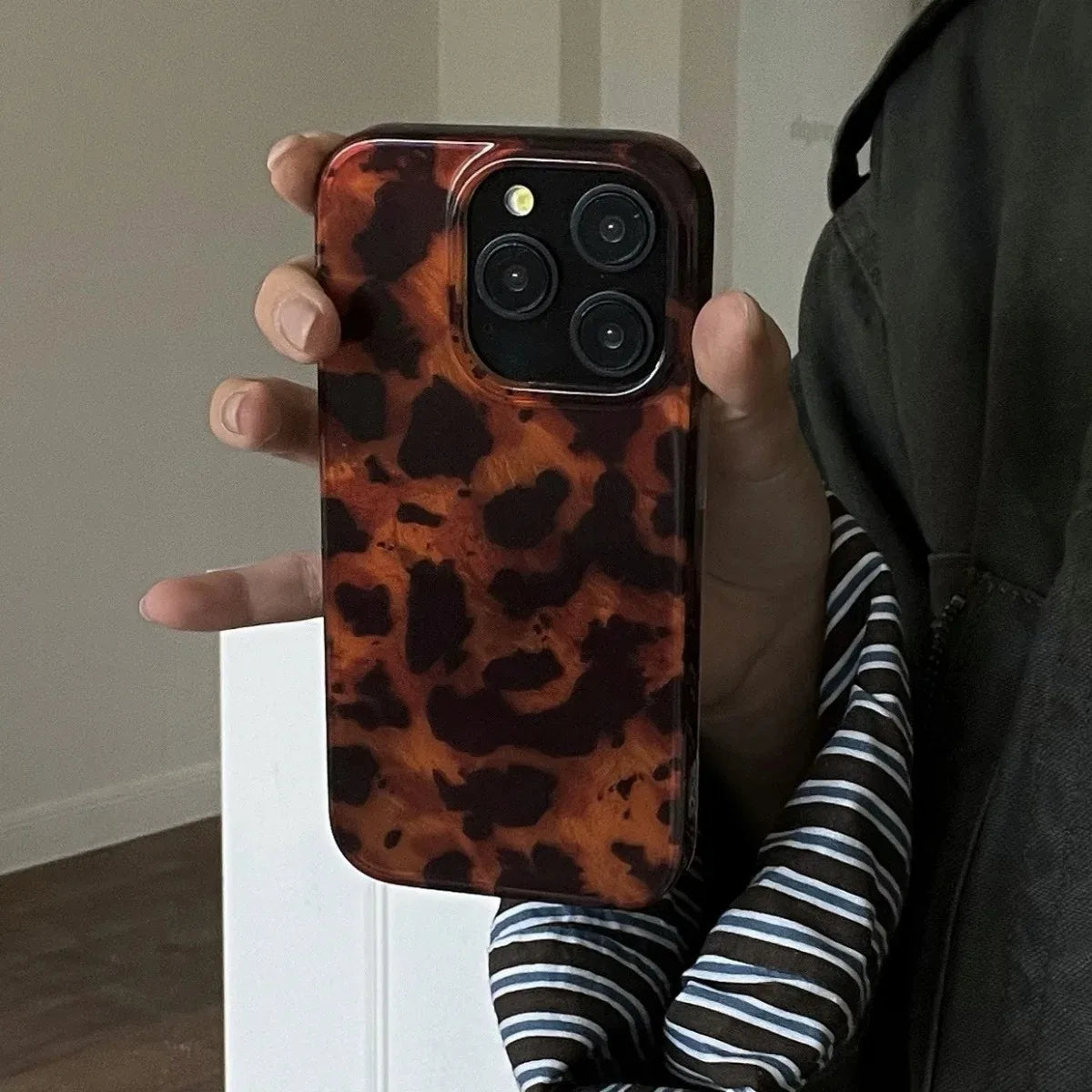 Leopard Print phone case for ALL iPhones 11-17 Pro Max