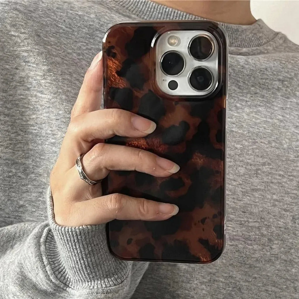 Leopard Print phone case for ALL iPhones 11-17 Pro Max