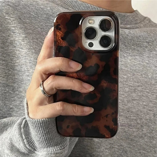 Leopard Print phone case for ALL iPhones 11-17 Pro Max